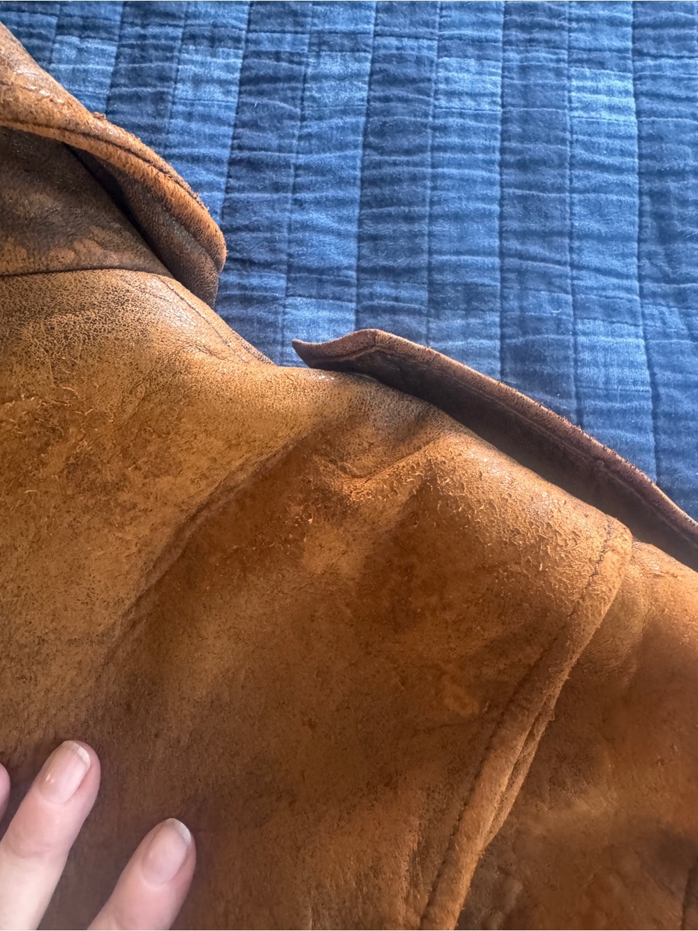 Brown Leather Jacket - Picture 7 of 7